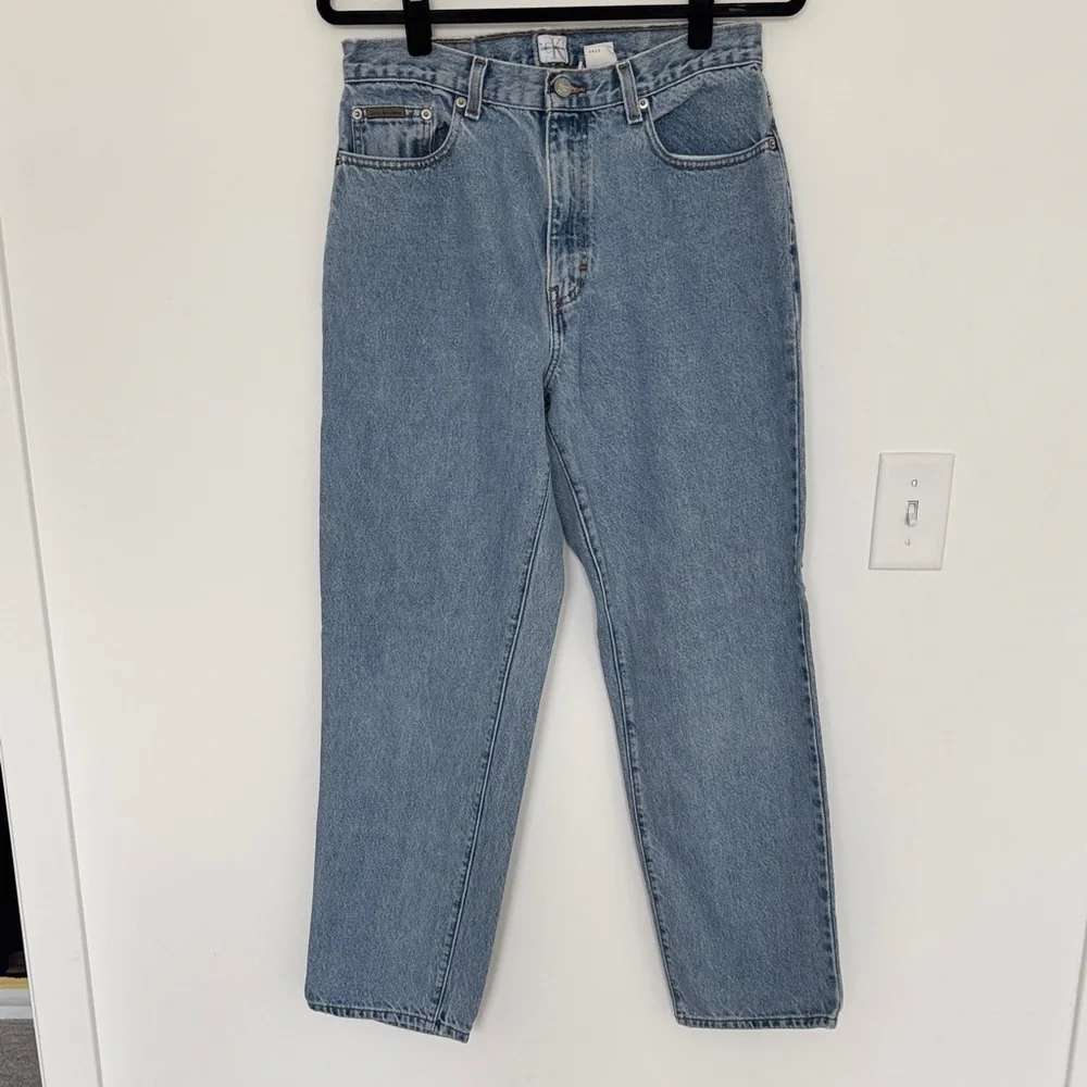Calvin Klein Vintage Light Wash Women's Jeans - Size 12 - Picture 1 of 5